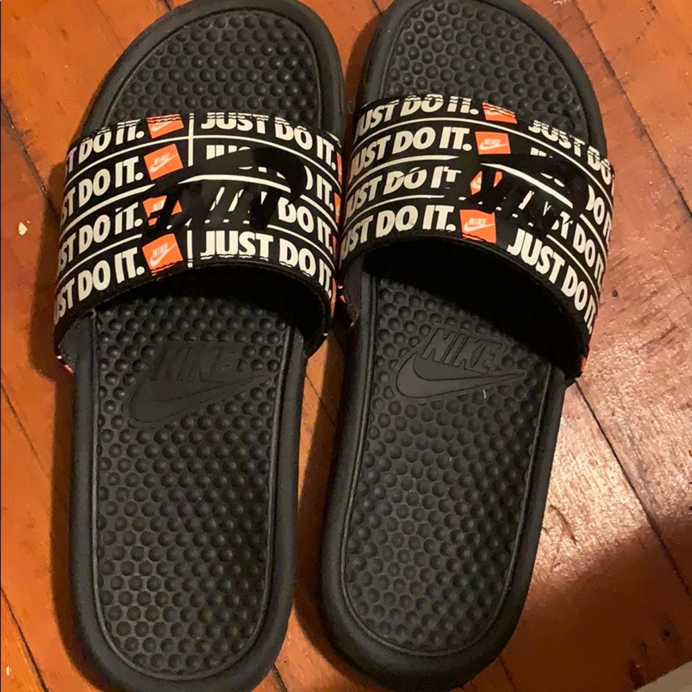 Just Do It Nike Slides